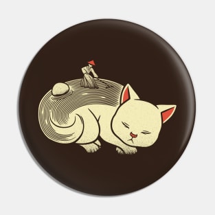 Zen Cat Zen Garden by Tobe Fonseca Pin