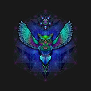 Sacred Geometry Owl T-Shirt