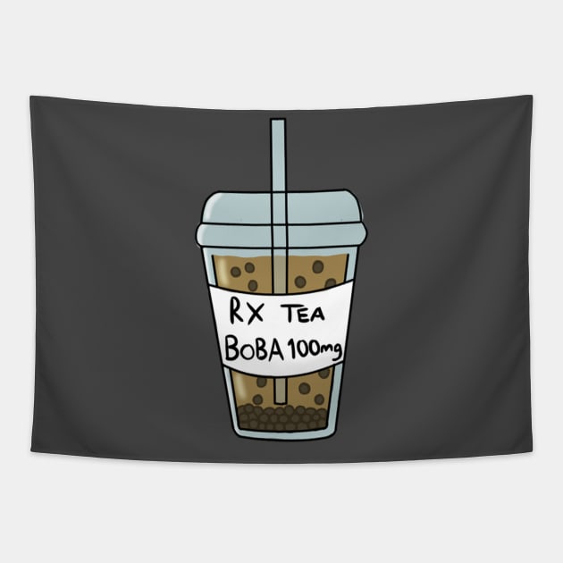 Boba 100mg Tapestry by Dango's Merch