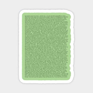 Bee Movie Script Magnet