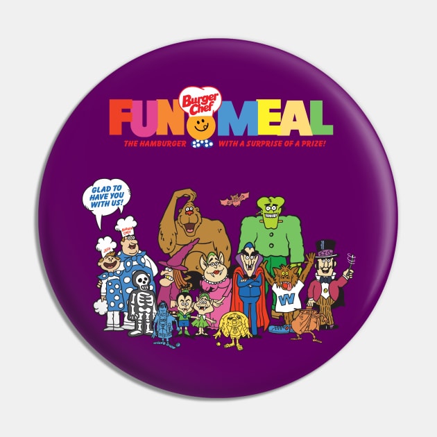 Burger Chef Fun Meal Pin by Chewbaccadoll