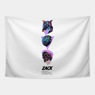 Zack Skaett Japanese anime art Tapestry