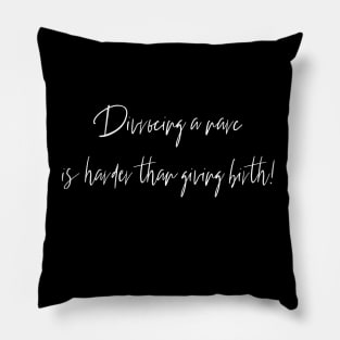 Divorcing a Narc is harder than giving birth! Pillow