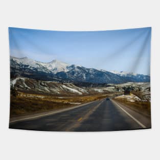 Colorado Mountains Road V2 Landscape Photography V1 Tapestry