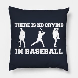 No Crying in Baseball Pillow