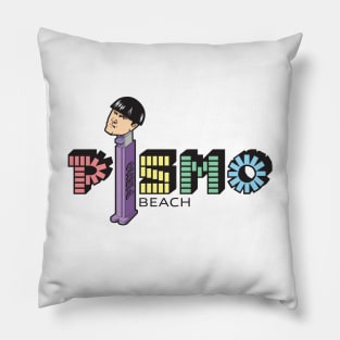 Pismo Beach Pez Moe Beach Pillow
