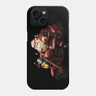 Santa Bike Rider Phone Case