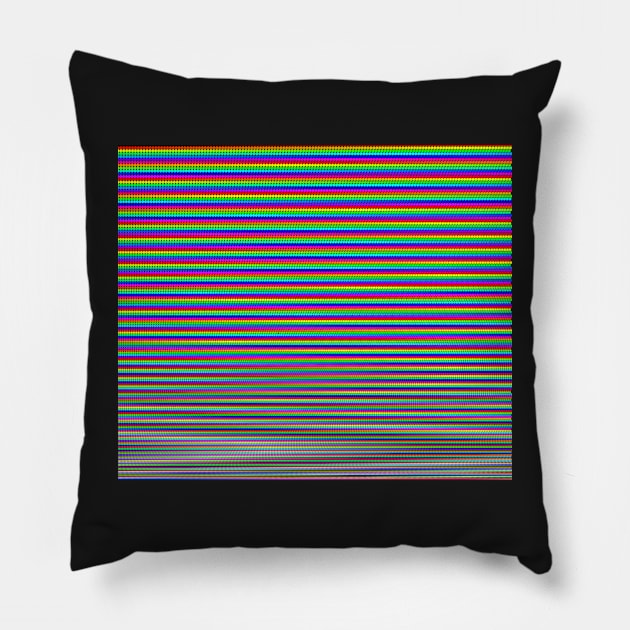 Rainbow Polka dots 004 Pillow by rupertrussell