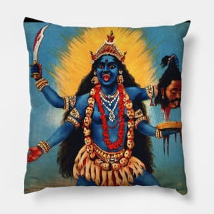 Kali trampling Shiva Pillow