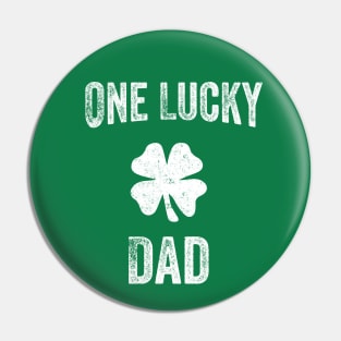 One Lucky Dad Vintage St Patrick Day Pin