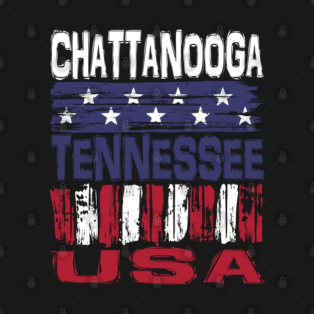 Chattanooga Tennessee USA T-Shirt by Nerd_art