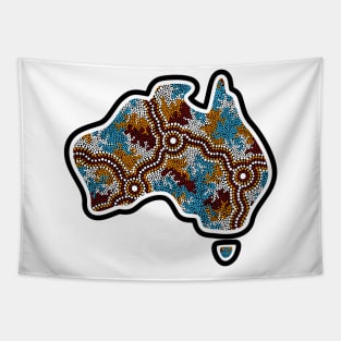 Aboriginal Map Wetlands Tapestry