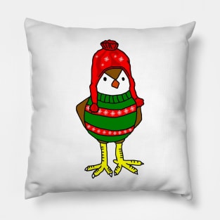Christmas Chick Pillow