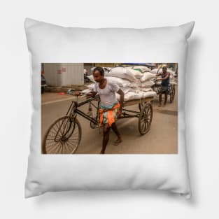 Pedicabs of Bihar 04 Pillow