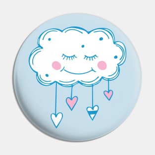 Sleepy little cloud Pin