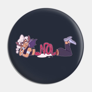 Manananggal 'NO' Design Pin