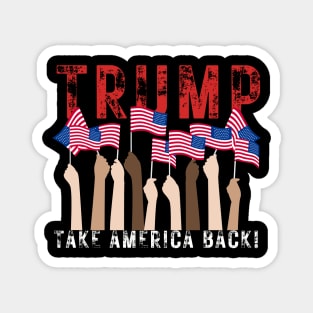 VINTAGE ALL FOR TRUMP 2024 Magnet