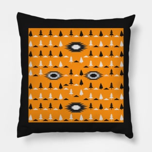 Pine trees- ethnic pattern Pillow