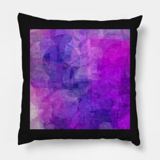 Pink and Purple Shapes Pillow