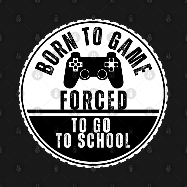 Born to game forced to go to school by mer-inspir