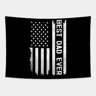 Best dad ever american military camouflage flag gift father Tapestry