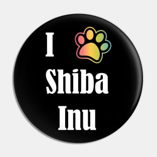 I Heart Shiba Inu | I Love Shiba Inu Pin