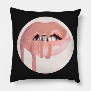 kylie Jenner lips rose Pillow