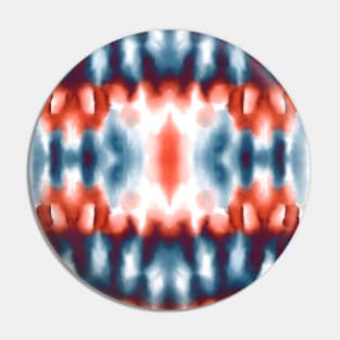 Blue and red tie dye craft pattern Pin