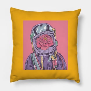 Aesthetic Colorful Astronaut Pillow