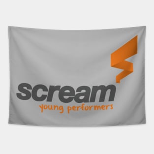 Scream Management | Young Performers Logo Tapestry