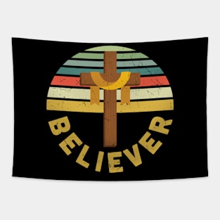 Believer, Christian, Faith, Jesus Christ Tapestry