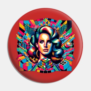 Lana Del Rey - Hey, Remember The 80's Pin