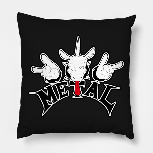 Metal Unicorn Pillow by Adamis
