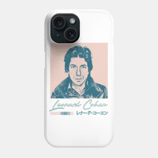 Leonard Cohen // Aesthetic Fan Art Design Phone Case