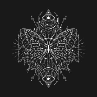 Swallowtail Butterfly | Sacred Geometry T-Shirt