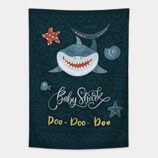 Baby Shark Doo Doo Doo Tapestry