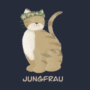 Jungfrau Katze Star sign T-Shirt