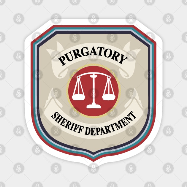 Purgatory Sheriff Department Magnet by brendalee