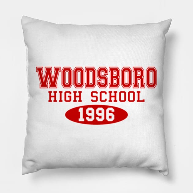 Scream Woodsboro High School Pillow by ExLibrisHomee