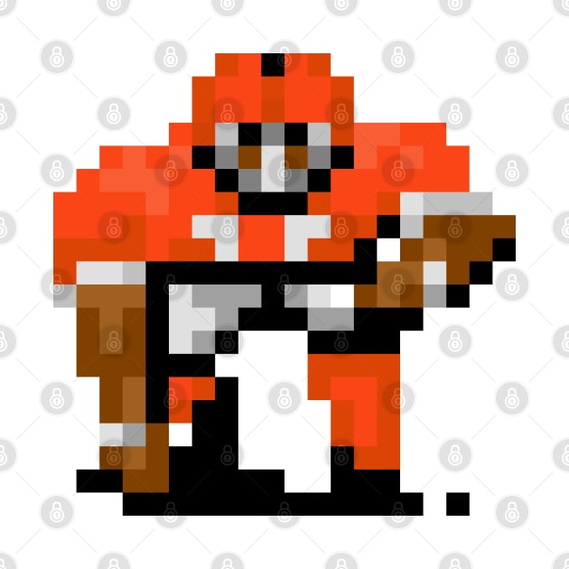 16-Bit Lineman - Cincinnati by The Pixel League