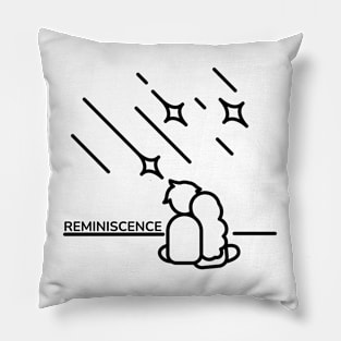 Reminiscence, cute couple Pillow