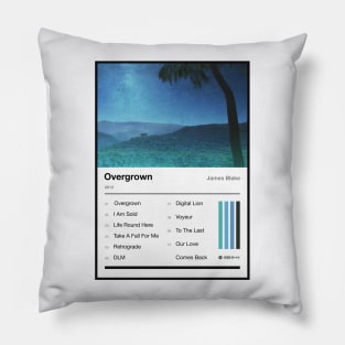 Overgrown Tracklist Pillow