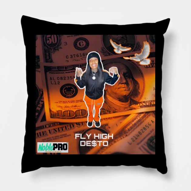 ORANGE MONEY DESTO Pillow by NoblePRO