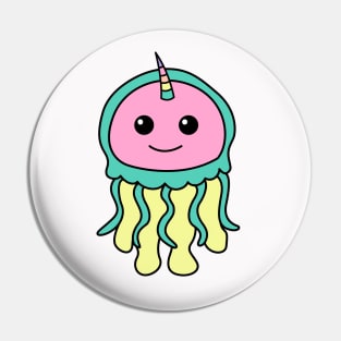 Jellycorn, Jellyfish anf unicorn Pin