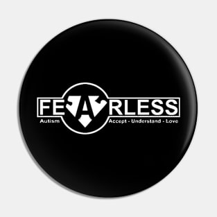 Fearless Autism Pin