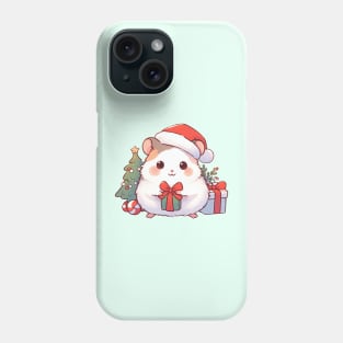 Cute Christmas Hamster Phone Case