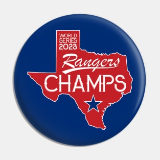 Texas - World Series Champions Pin