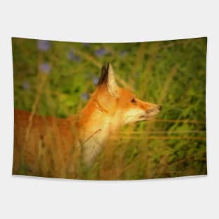 Fox in the meadow Tapestry