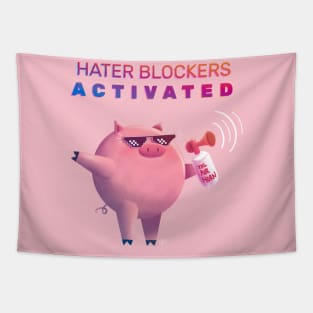 Hater Blockers Activated Tapestry