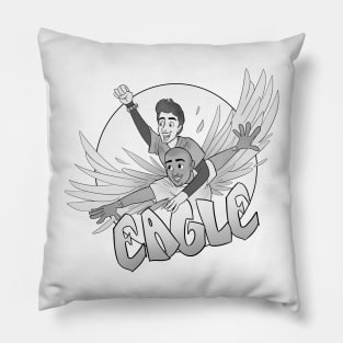 Scrubs Eagle (Monochrome) Pillow